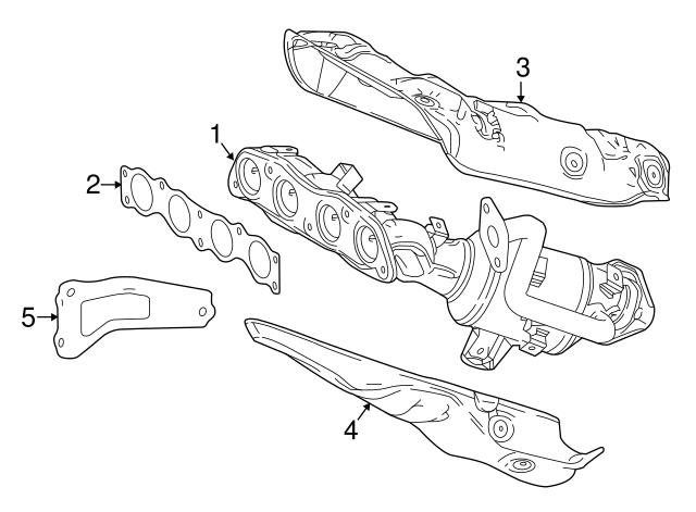 Прокладка випускного колектора 1717337010 TOYOTA