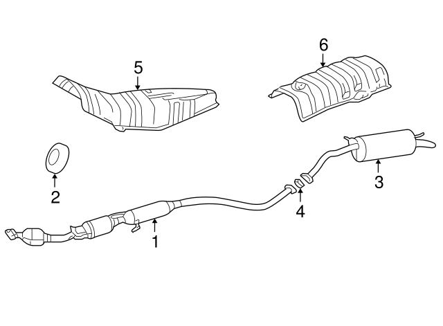 Прокладка штанів 1745121060 TOYOTA