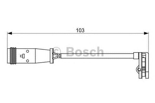 Датчик зносу колодок 1987473037 BOSCH