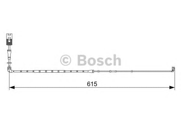 Датчик зносу гальмівних колодок 1987473056 BOSCH