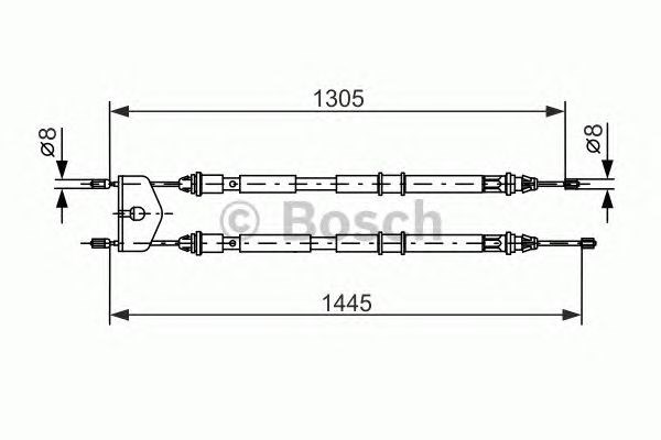 Гальмо стоянкове 1987477732 BOSCH