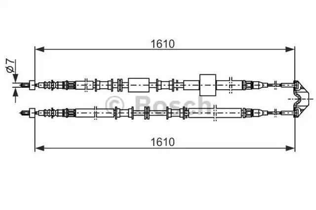 Гальмо стоянкове 1987477936 BOSCH