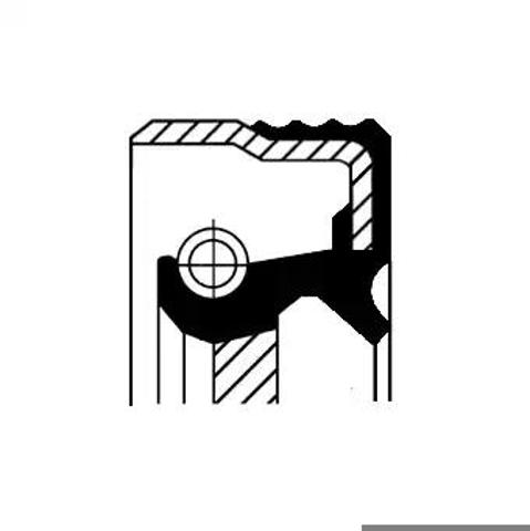 Сальник коленвала двигуна, передній 20031720B CORTECO