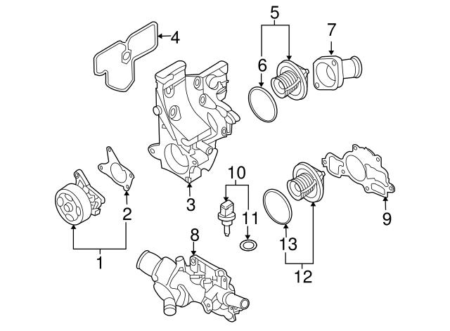 Прокладка водяної помпи 21014EN200 NISSAN