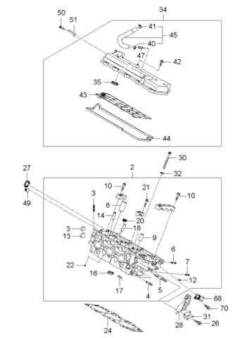 Сальник распредвала двигуна 2214439001 HYUNDAI