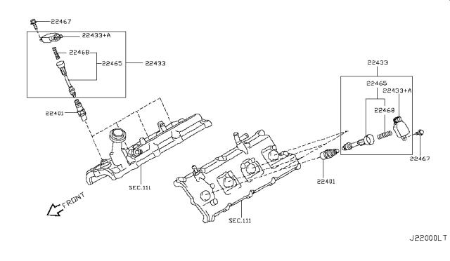 Котушка 22433AL61C NISSAN