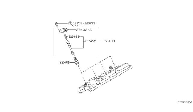 Накінечник свічки запалювання 224656N215 NISSAN