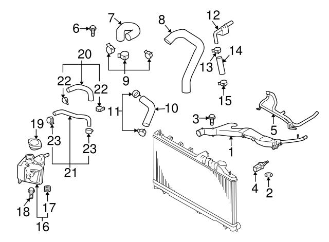 Датчик температури охолоджувальної рідини Subaru Forester 4