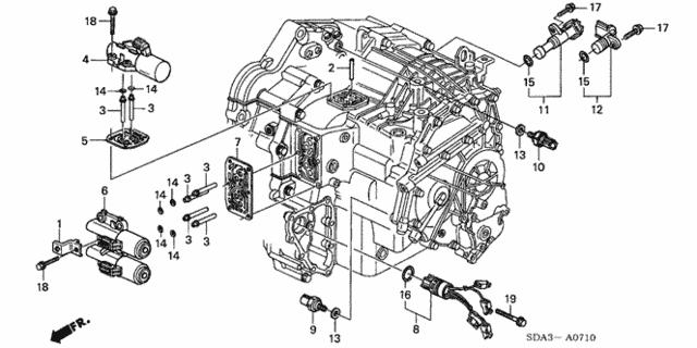 Клапан тиску масла КПП 28600RCL004 HONDA