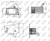 Радіатор масляний (холодильник), під фільтром 31258 NRF