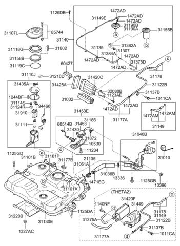Фільтр палива 319102H000 HYUNDAI