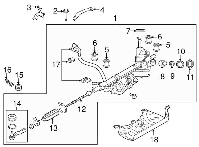 Тяга рульова поперечна 34160XA010 SUBARU