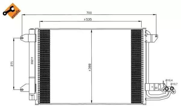 Конденсатор кондиціонера 35520 NRF