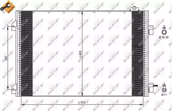 Конденсатор кондиціонера 35545 NRF