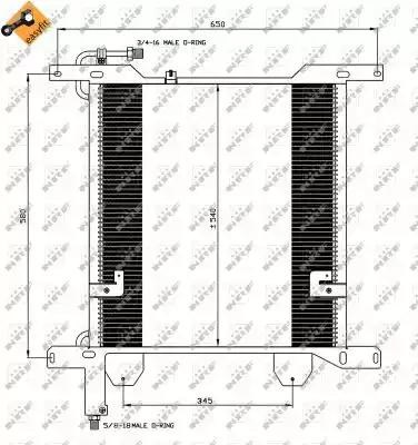 Autooil радіатор кондиціонера 35837