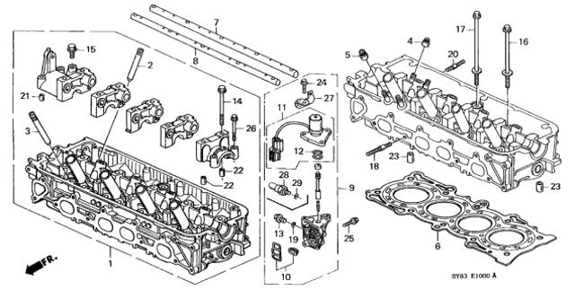 Прокладка регулятора фаз газорозподілу 36172P0A005 HONDA