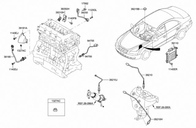 Обмежувач частоти обертання колінчастого вала двигуна 3918025300 HYUNDAI
