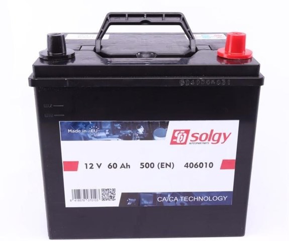 Авто акумулятор 406010 SOLGY
