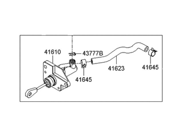 Циліндр зчеплення 416052E070 HYUNDAI