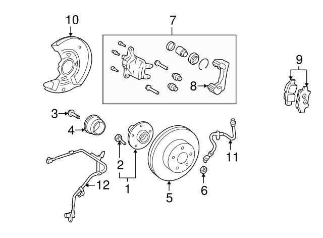 Маточини передніх коліс 4351047012 TOYOTA