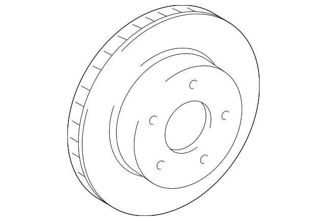 Диск переднього гальма 4351260191 TOYOTA