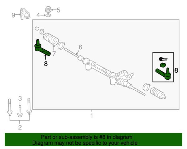 Рульовий наконечник 4504769146 TOYOTA