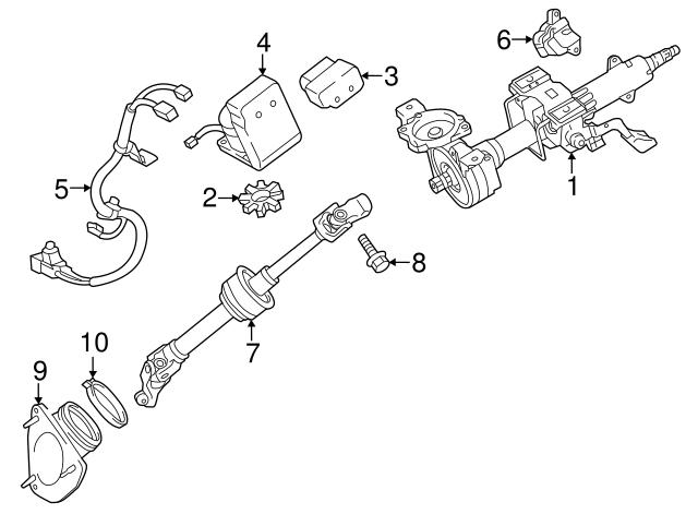 Вал рульової колонки, нижній 4522006150 TOYOTA
