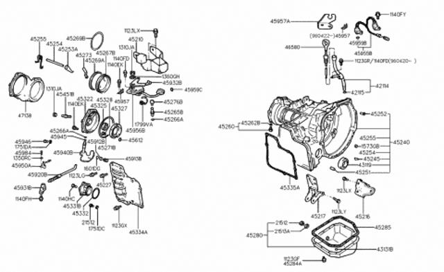 Датчик положення селектора АКПП 4595628010 HYUNDAI
