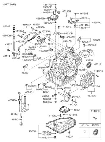 Масло в коробку автомат KIA Picanto II
