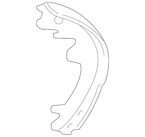 Гальмівні колодки гальма стоянки 4658060060 TOYOTA