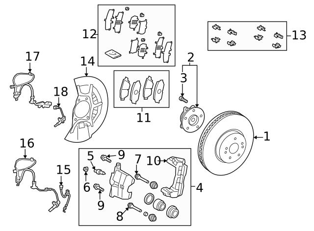 Направляюча супорту переднього, нижня 4771448150 TOYOTA