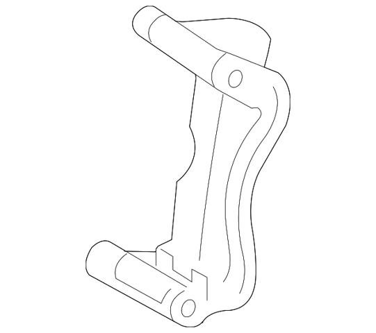 Скоба супорта переднього 4772112A10 TOYOTA