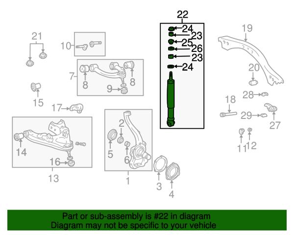 Стійка передня 4851169585 TOYOTA