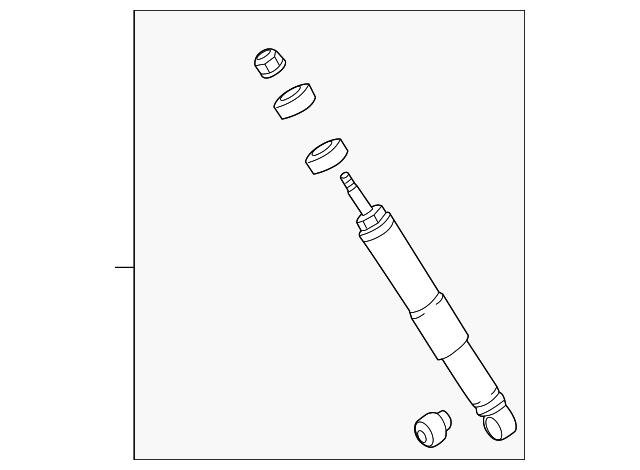 Стійка амортизатора задня 4853069495 TOYOTA