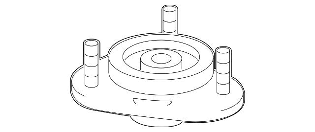 Кріплення переднього амортизатора 4860947030 TOYOTA