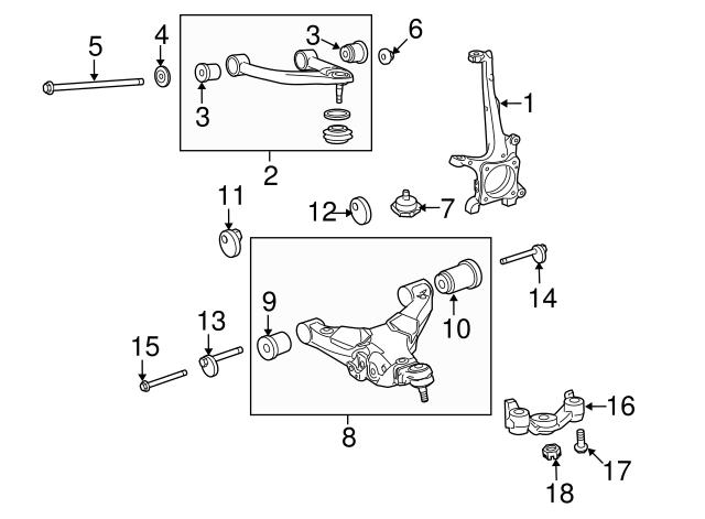 С/блок нижнього важеля 486540C010 TOYOTA