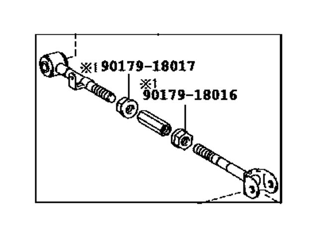 Розтяжка задньої підвіски 4874048120 TOYOTA