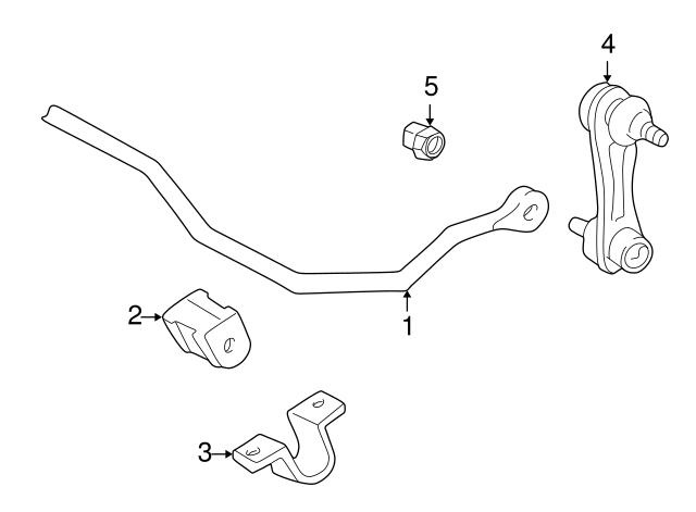 Задня втулка стаб. 4881812150 TOYOTA