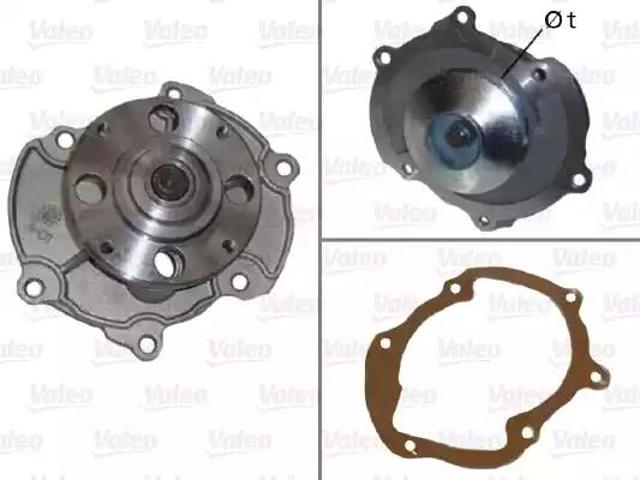Насос охолоджуючої рідини 506866 VALEO