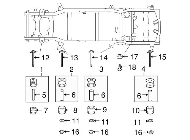 Кріплення платформи 5221660040 TOYOTA