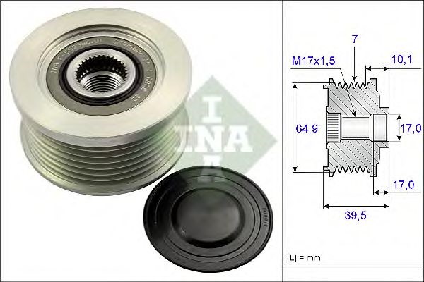 Муфта генератора 535017710 INA