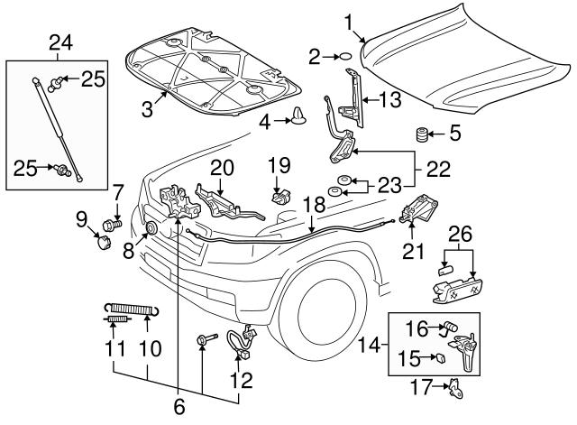 Трос капота з ручкою 5363060140 TOYOTA