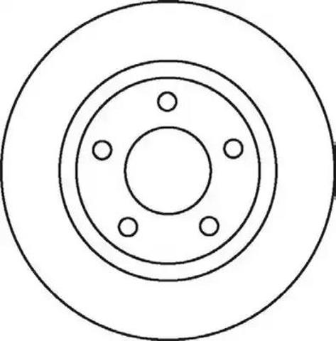 Гальмо дискове переднє 562060JC BENDIX