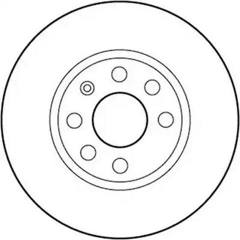 Гальмо дискове переднє 562196JC BENDIX