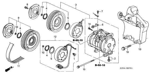 Привід допоміжних агрегатів 56992RV0A05 HONDA