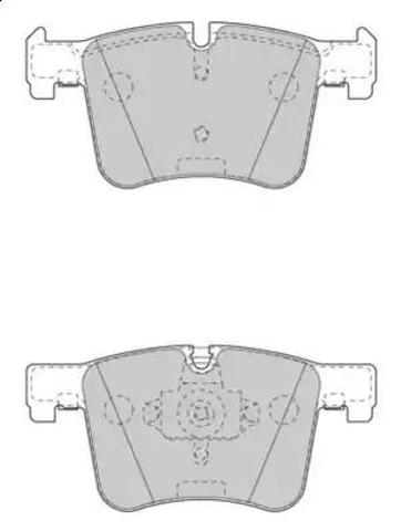 Передні гальмівні колодки 573432J BENDIX