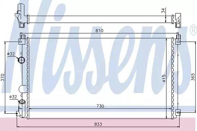 Система охолодження двигуна 63819 NISSENS