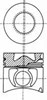Поршня на 1 циліндр, STD 8728930000 NURAL