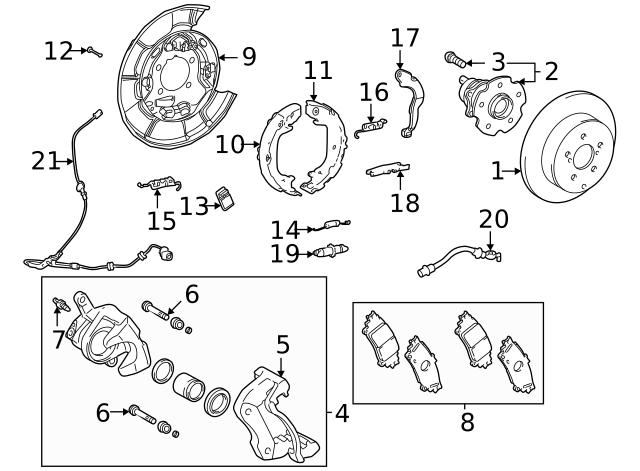 Дріт датчика АБС задній правий 8951612070 TOYOTA