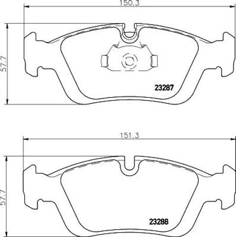 Тормозні колодки 8DB355008741 HELLA
